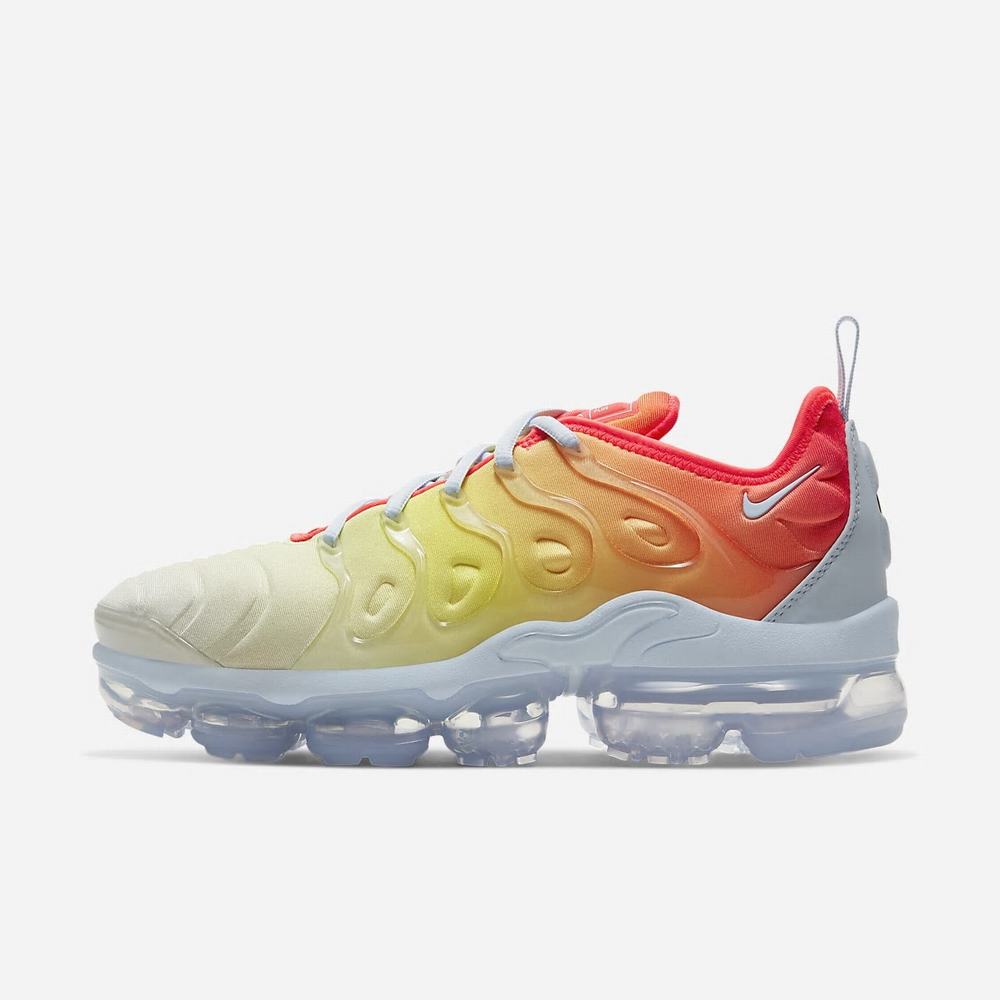 Sneakers Nike Air VaporMax Plus Jaune/Rouge 1286-304 Hydrogen Blue/Opti Yellow/White/Laser Crimson Femme | KOE-08249823